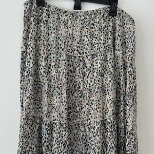Woman’s Multi Color Print Women's Skirt XL